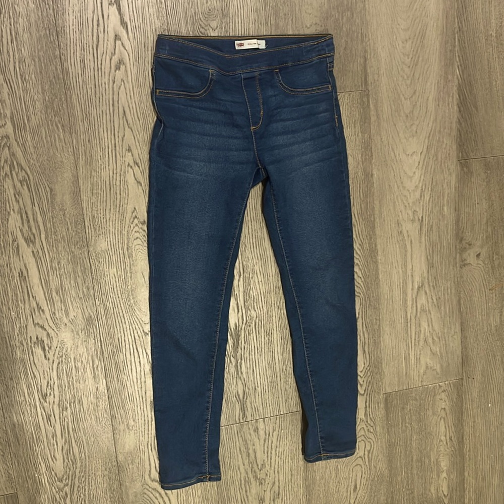 Blue jeggings